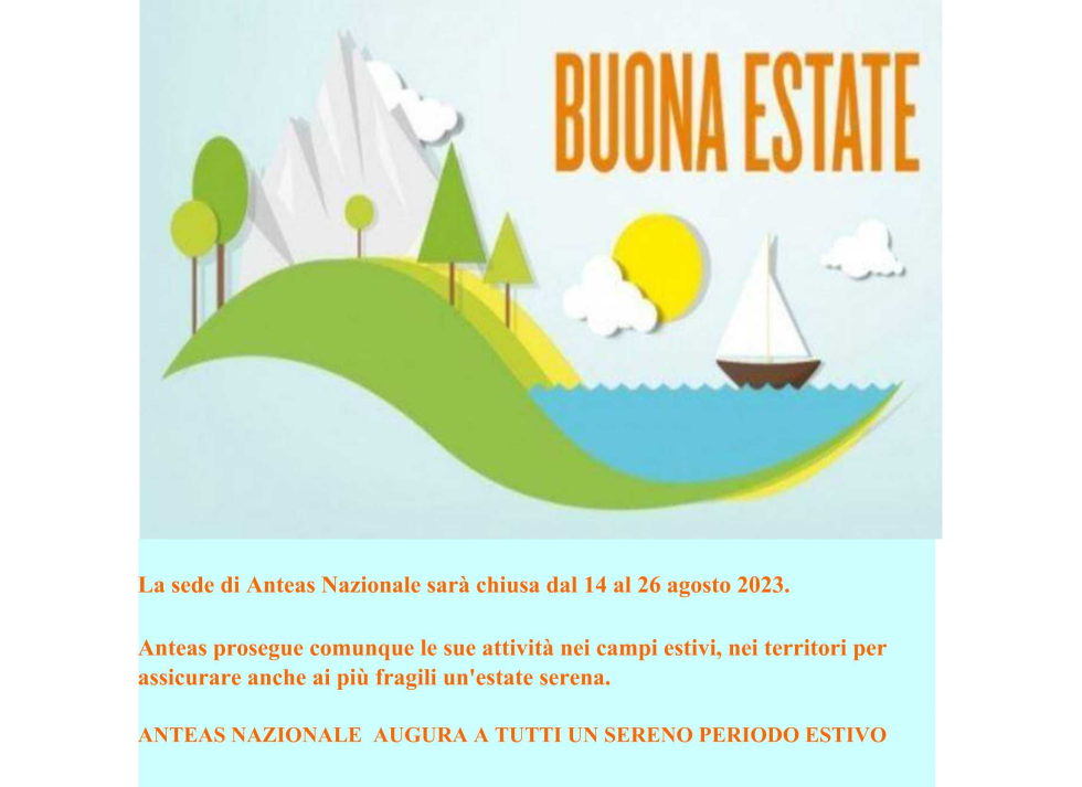 Buona estate da Anteas