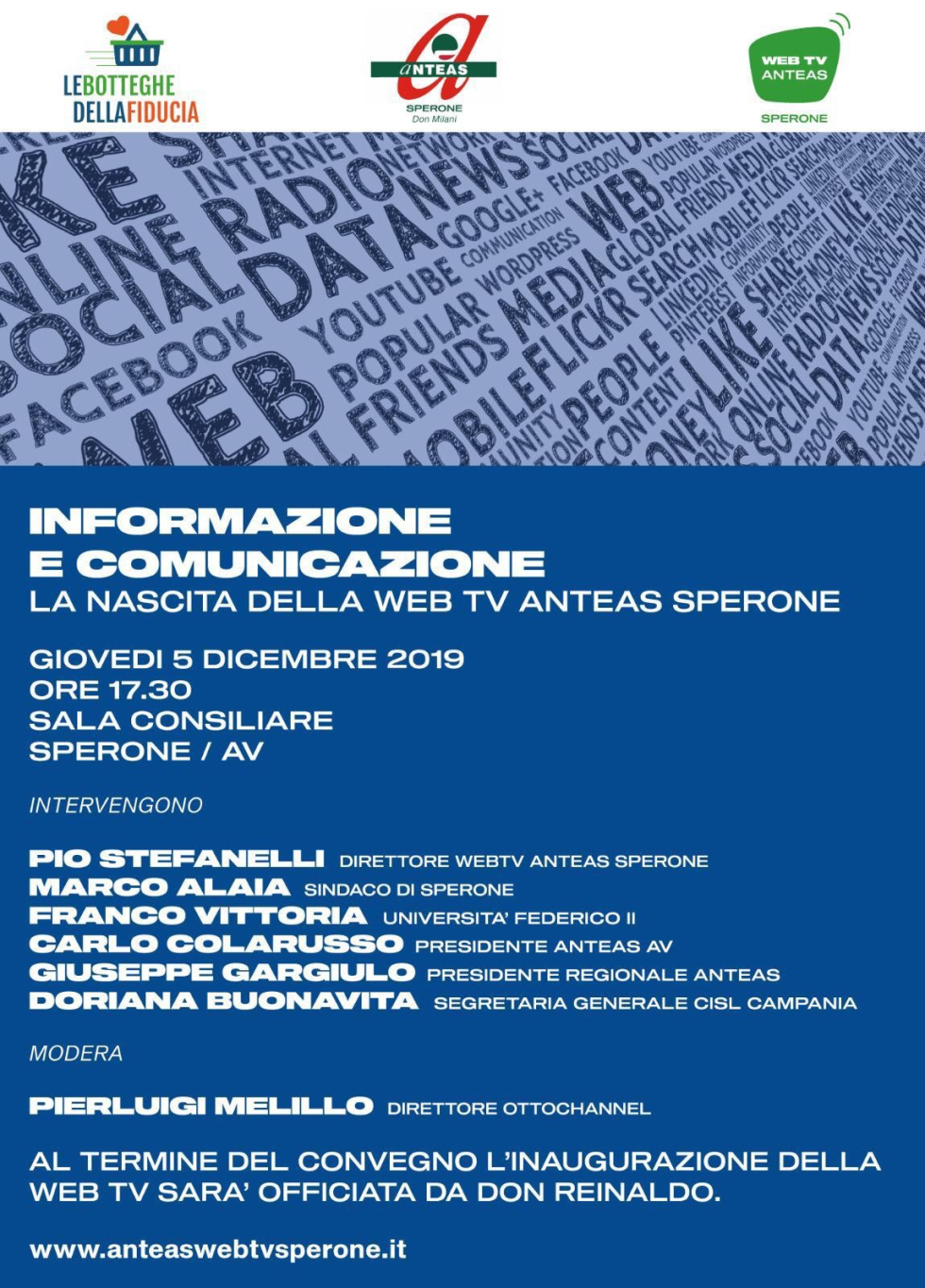 Nasce la Web Tv di Anteas Sperone (Avellino)