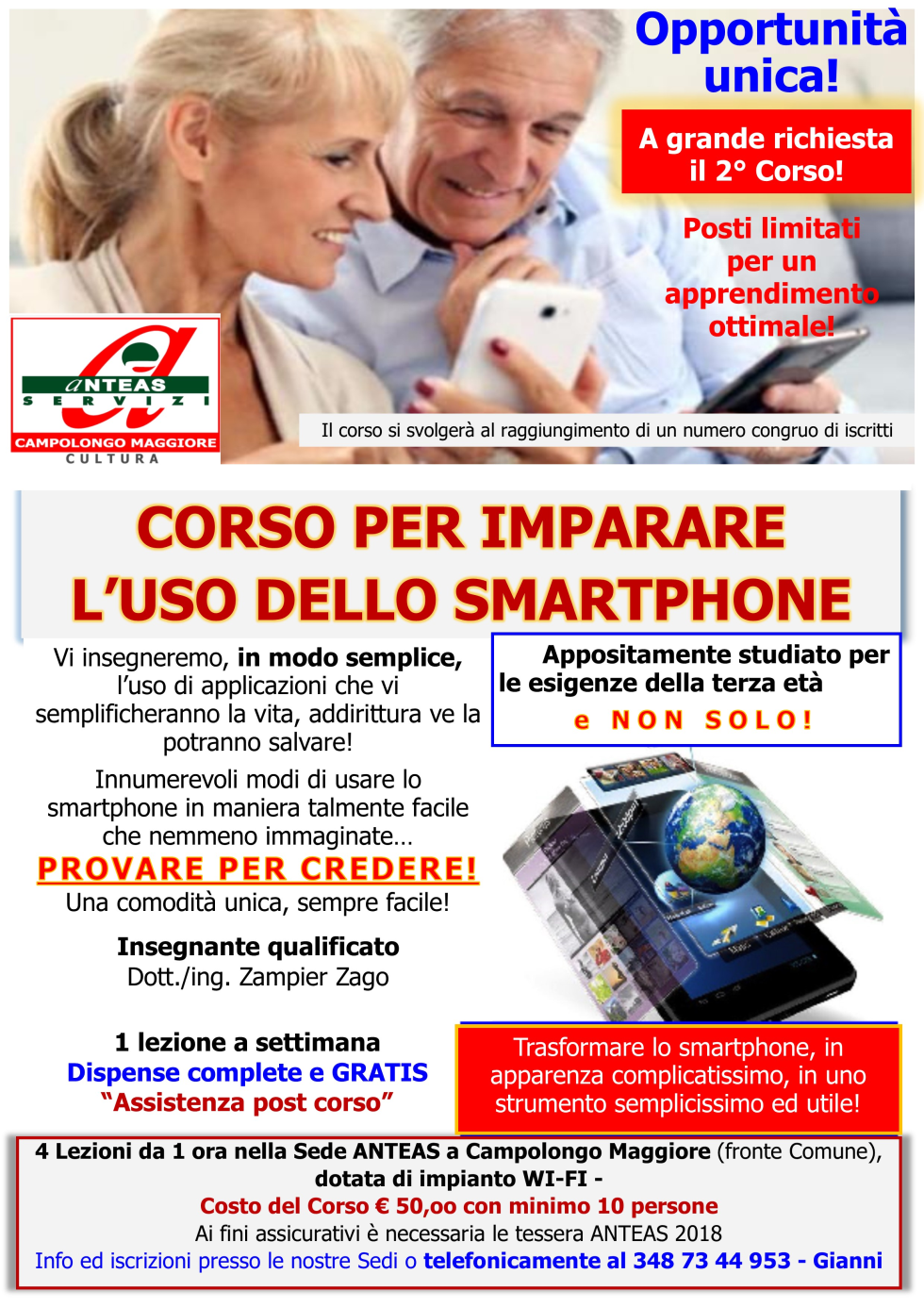 Corso d'inglese con Anteas Campolongo Maggiore