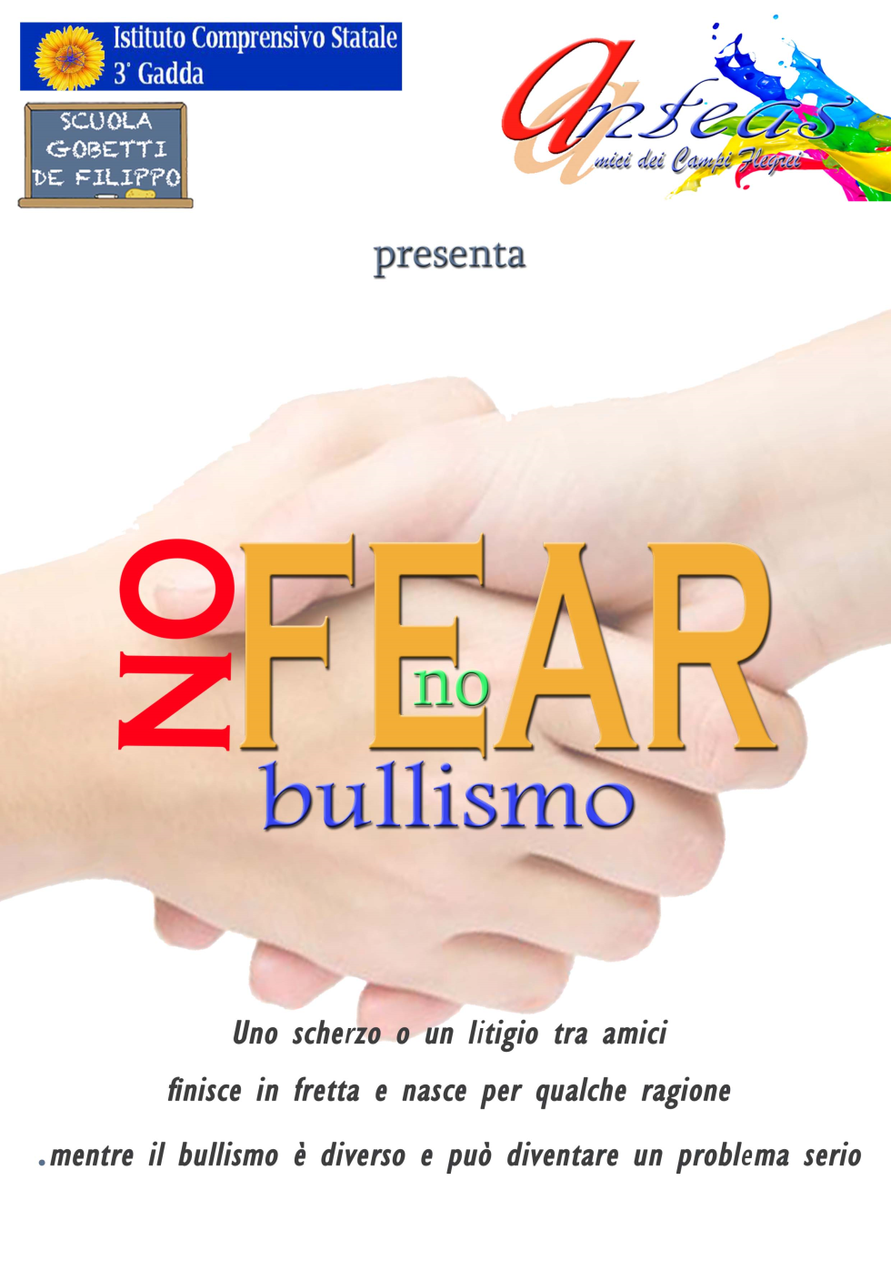 Anteas Amici dei Campi Flegrei presenta un progetto contro il bullismo, nell'ambito del doposcuola con i ragazzi delle scuole primarie