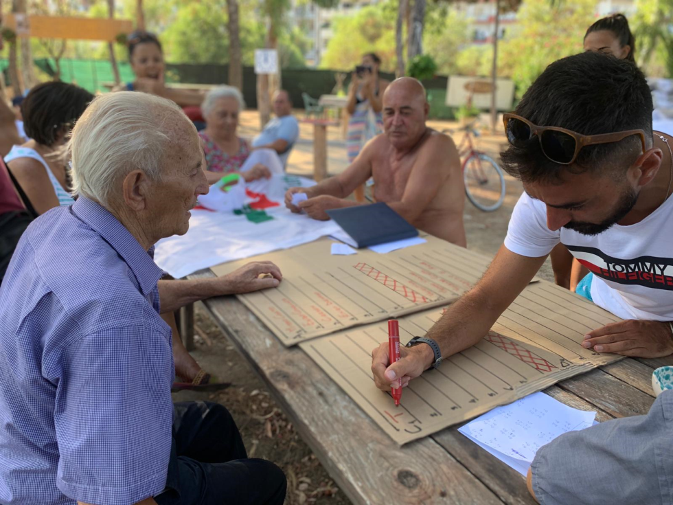 Torneo di bocce con Anteas Locri nella pineta curata dall'associazione.