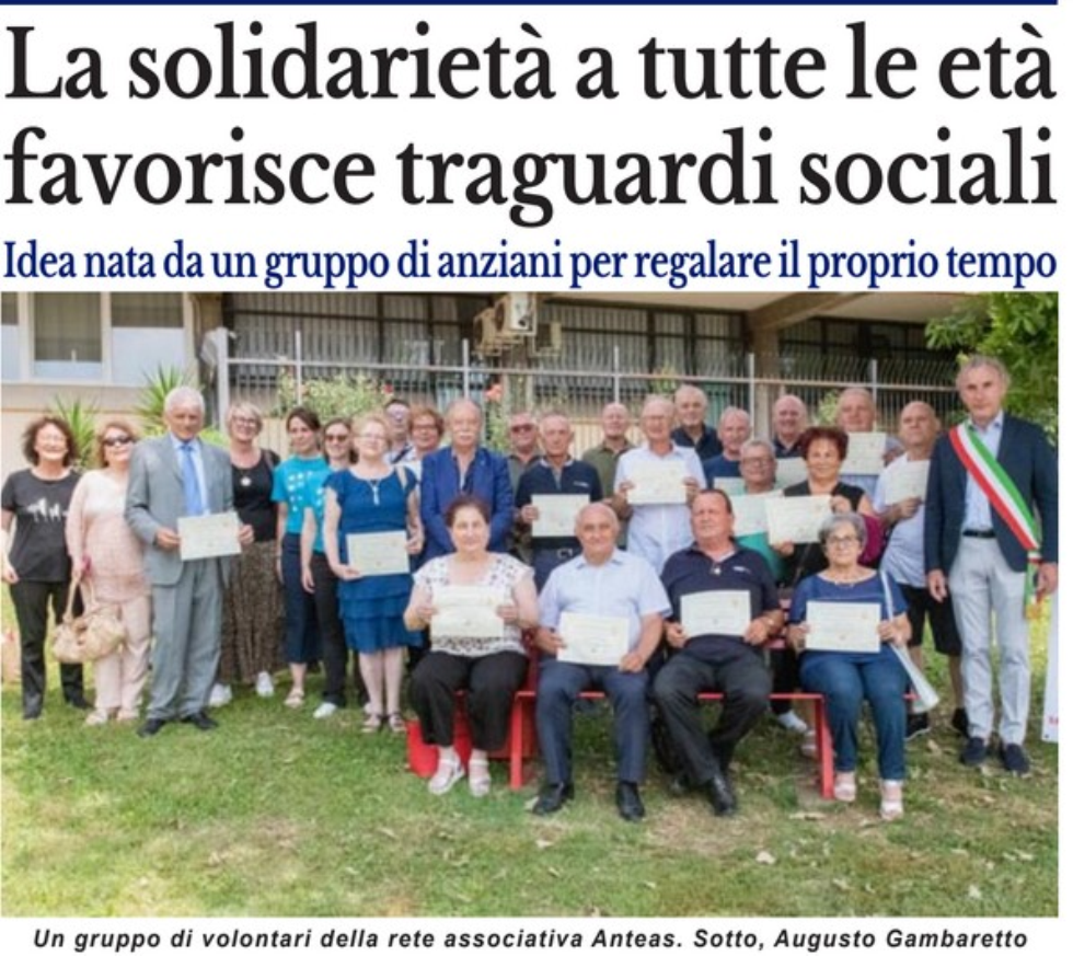 Anteas a Verona, sulla stampa locale