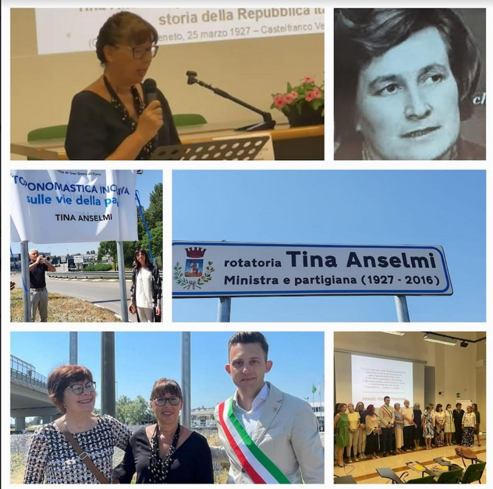 Anteas San Donà di Piave dedica una rotonda a Tina Anselmi