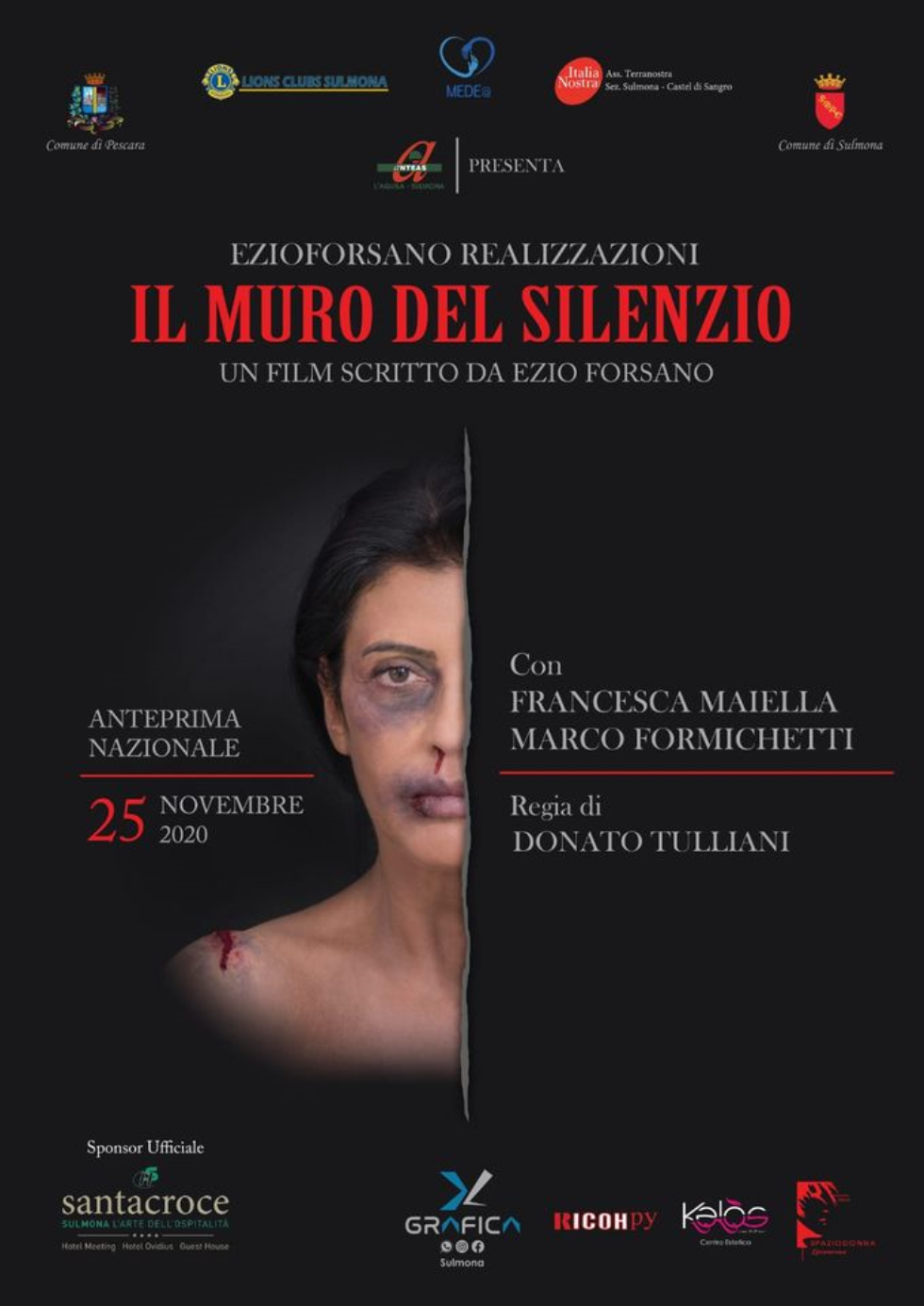 Un film dedicato al tema della violenza sulle donne con i volontari dell'anteas dell'Aquila
