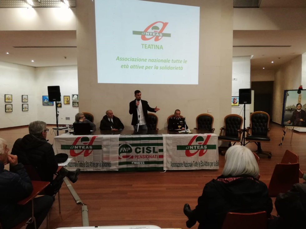 Convegno a Chieti contro le truffe agli anziani