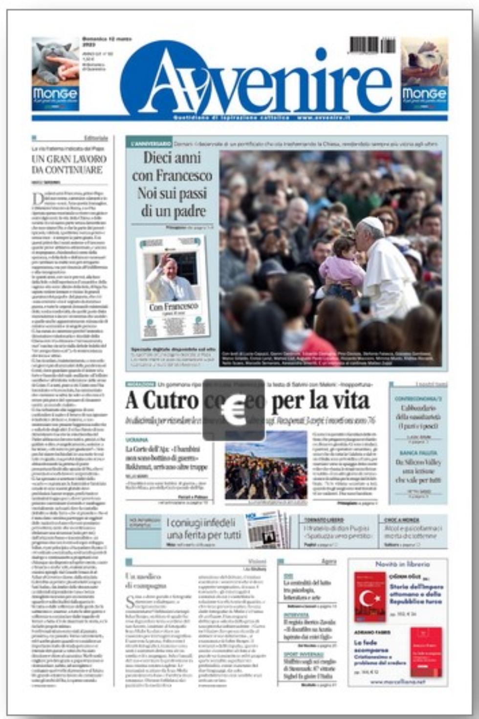 Un intervento del Presidente di Anteas Cavalletti pubblicato da Avvenire