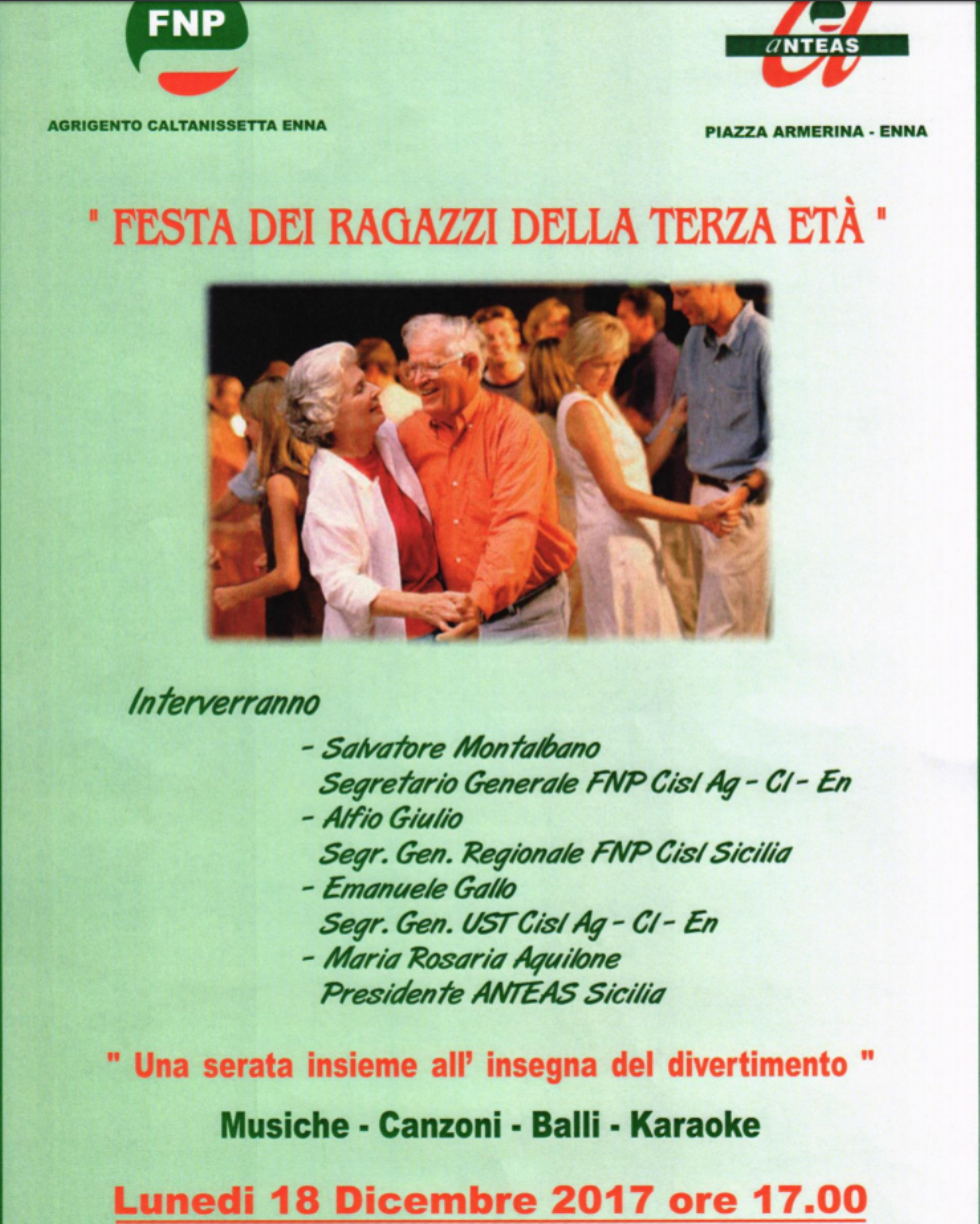 Due iniziative di Anteas (ed Fnp) in Sicilia: 