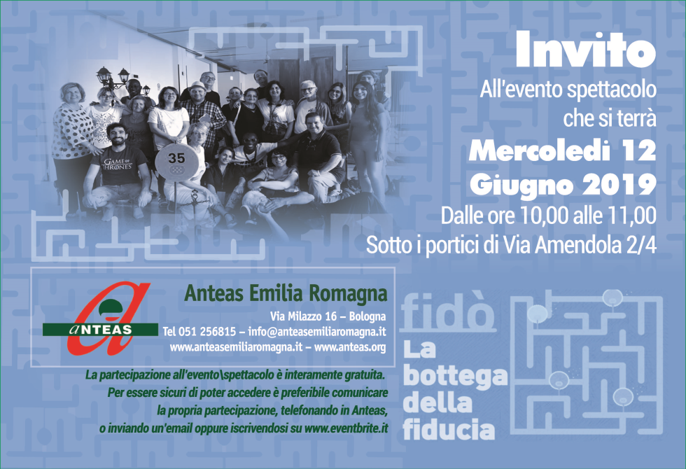 Bologna 12 giugno 2019, le botteghe della Fiducia