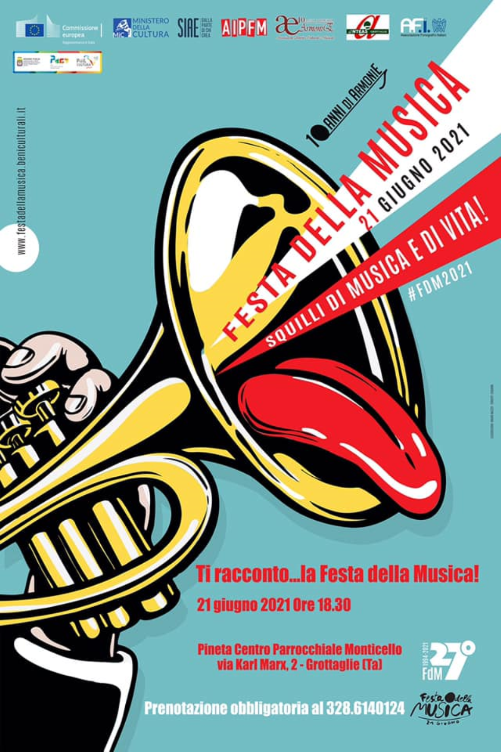 Anteas Grottaglie partecipa alla Festa della Musica per il solstizio d'estate