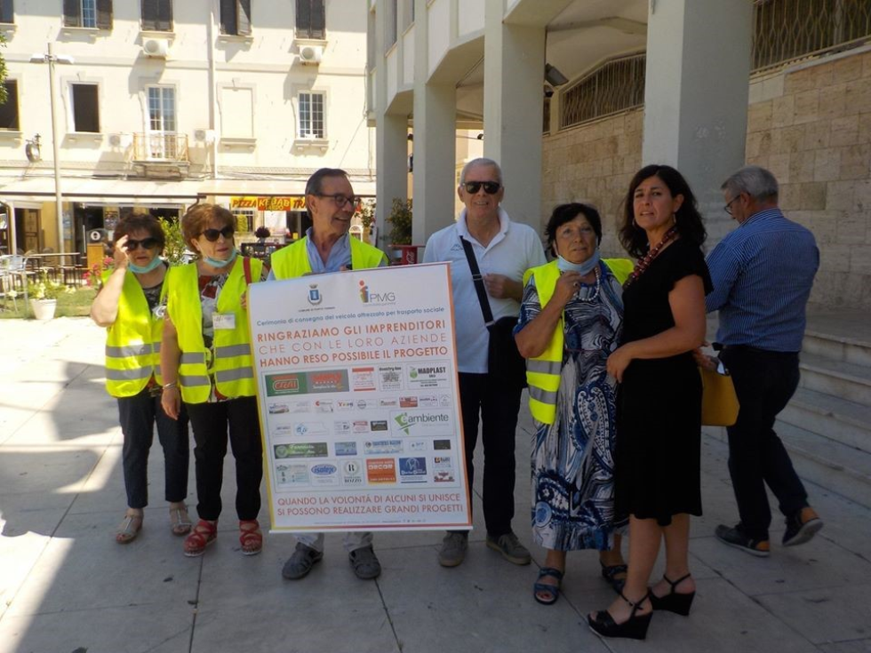 Un nuovo Taxi solidale a Porto Torres, con Anteas