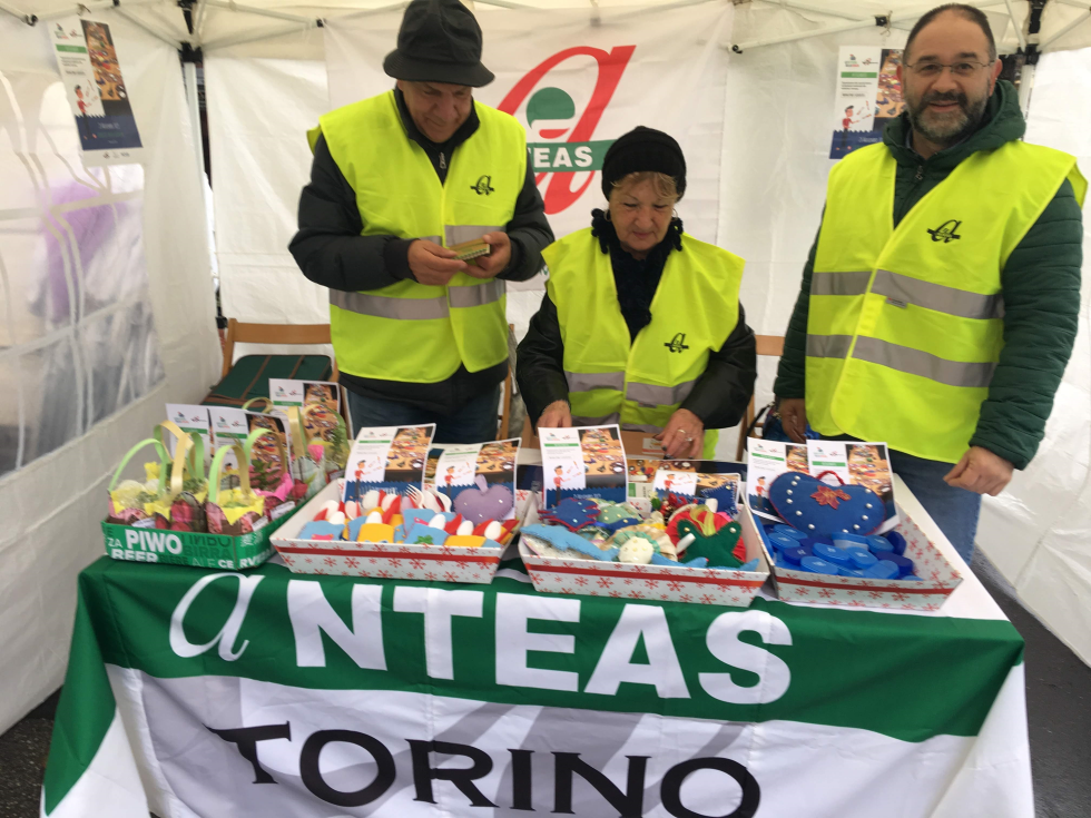 Anteas Torino alla fiera Santa Caterina di Rivoli