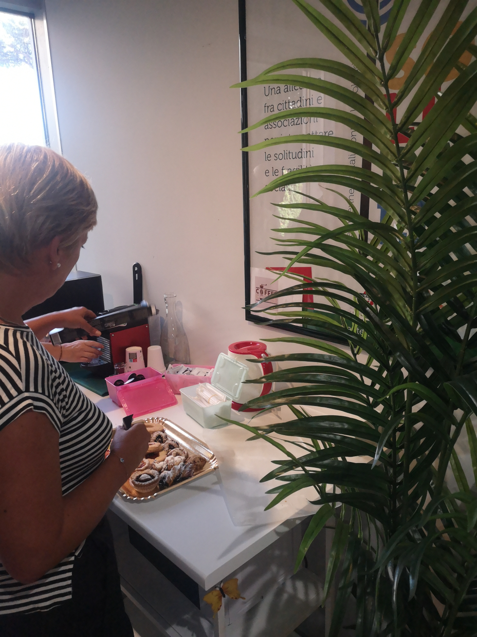 Inaugurazione coffee corner Anteas
