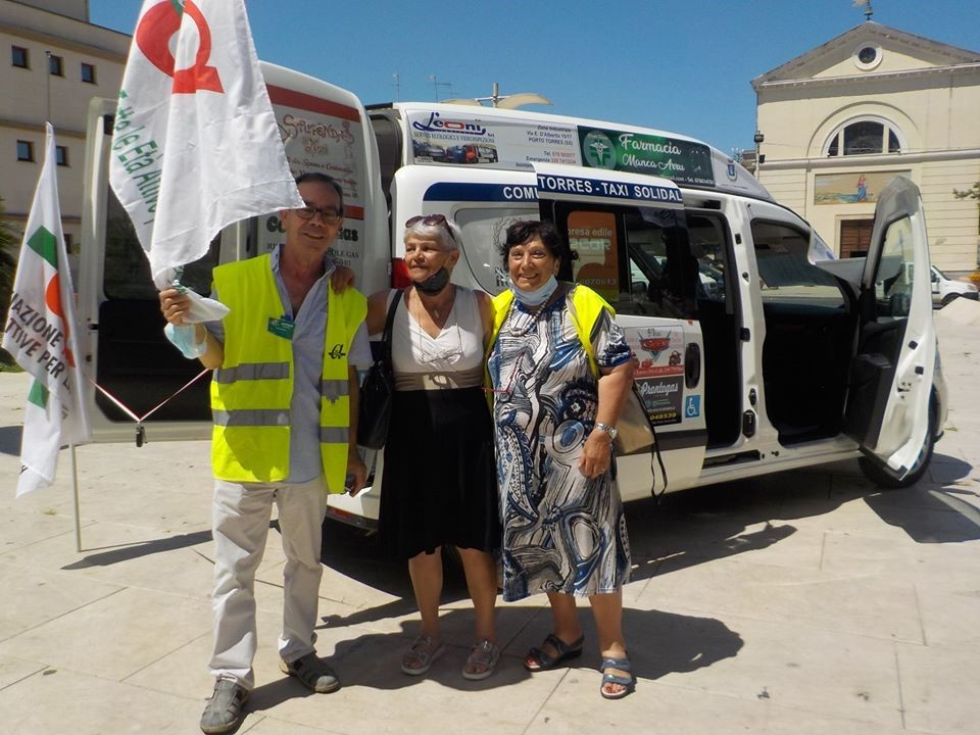 Un nuovo Taxi solidale a Porto Torres, con Anteas