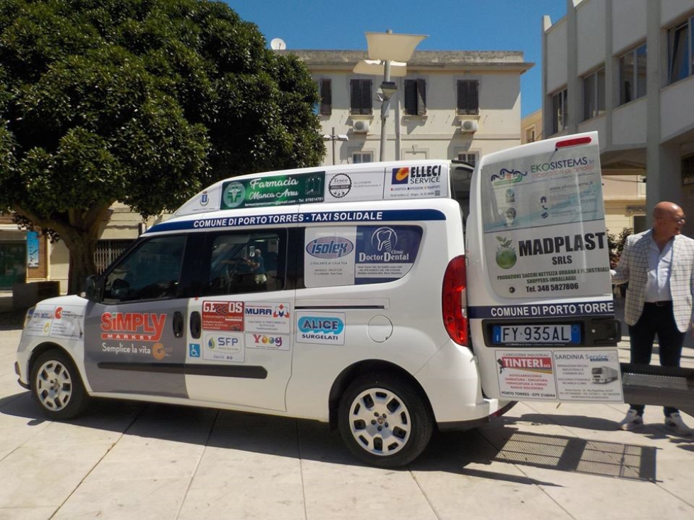 Un nuovo Taxi solidale a Porto Torres, con Anteas