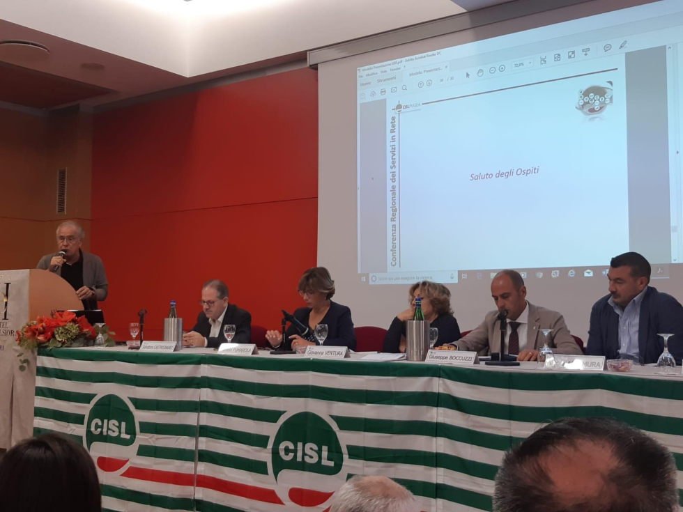 Anteas  alla conferenza regionale Puglia dei servizi in rete Cisl