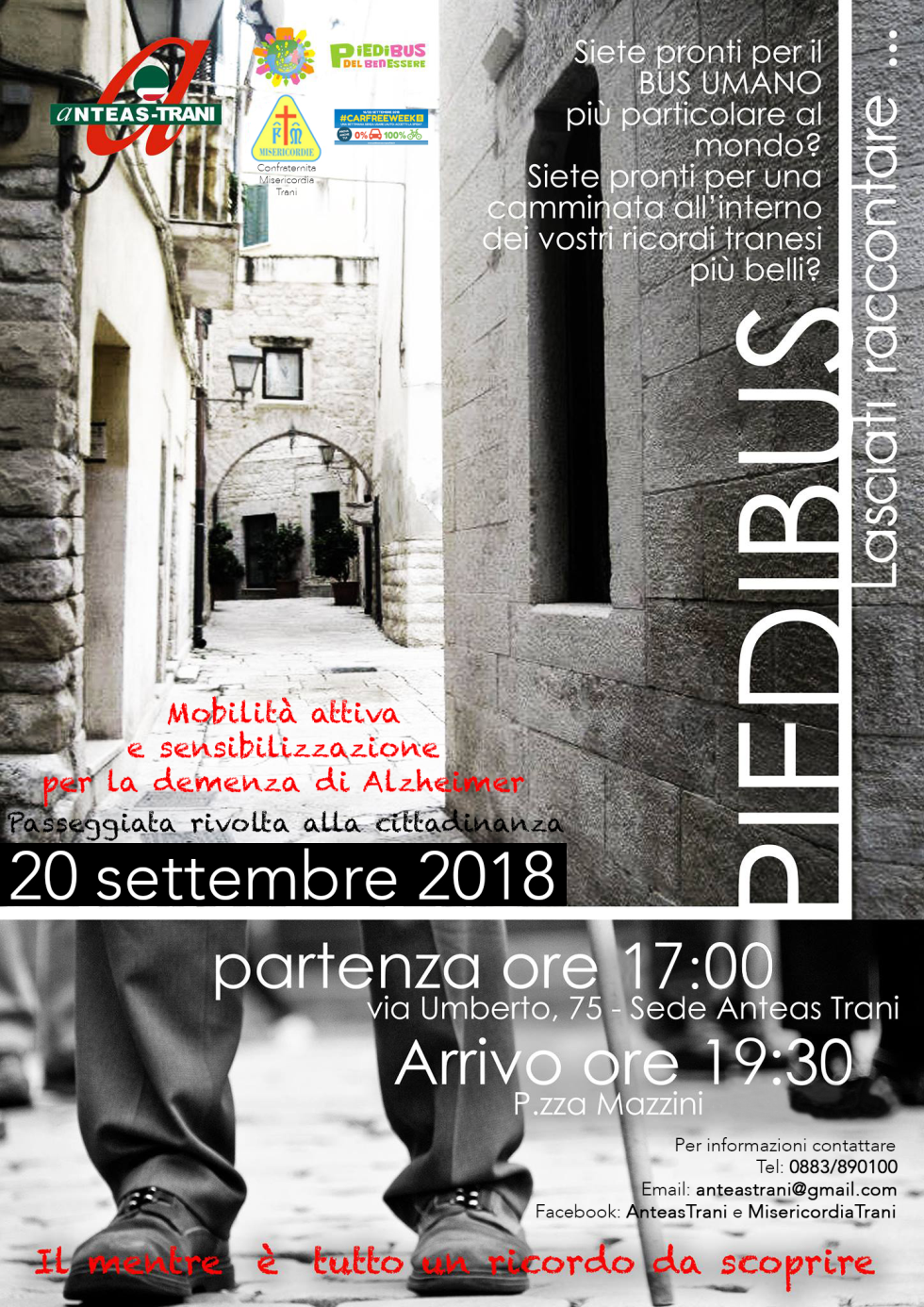 Progetto piedibus con Anteas Trani