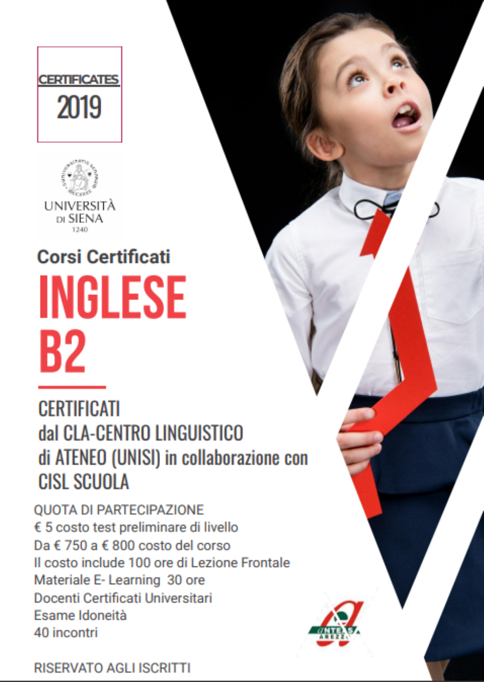 Corso di inglese ad Arezzo, con l'Anteas