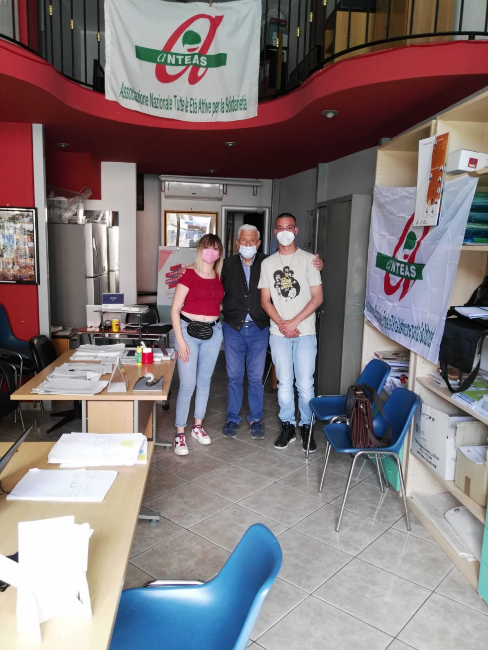 Arrivano due giovani per fare il servizio civile  con Anteas Cosenza 