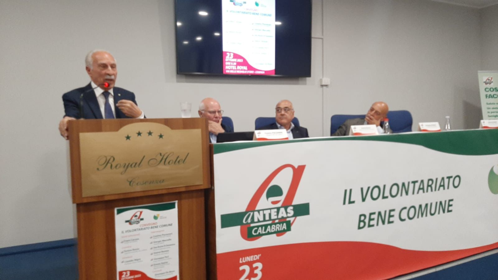 Anteas a Cosenza per il convegno 'il volontariato bene comune'