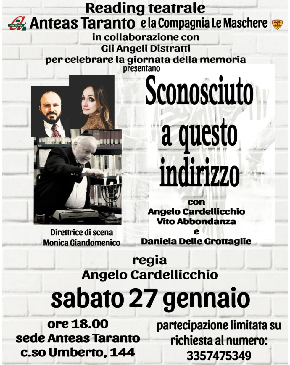 Anteas Taranto presenta piece teatrale 