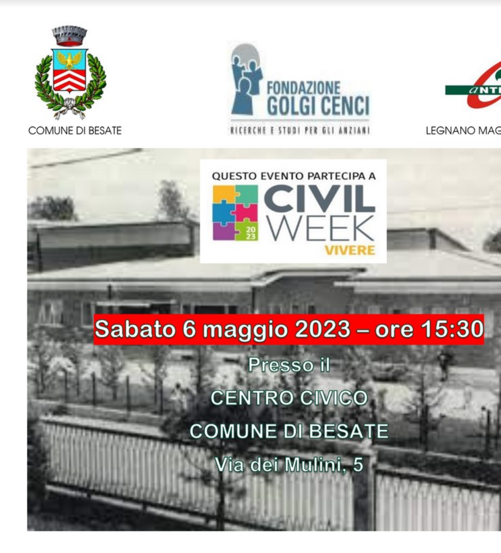 Anteas Legnano Magenta presenta due iniziative il 4 e 6 maggio