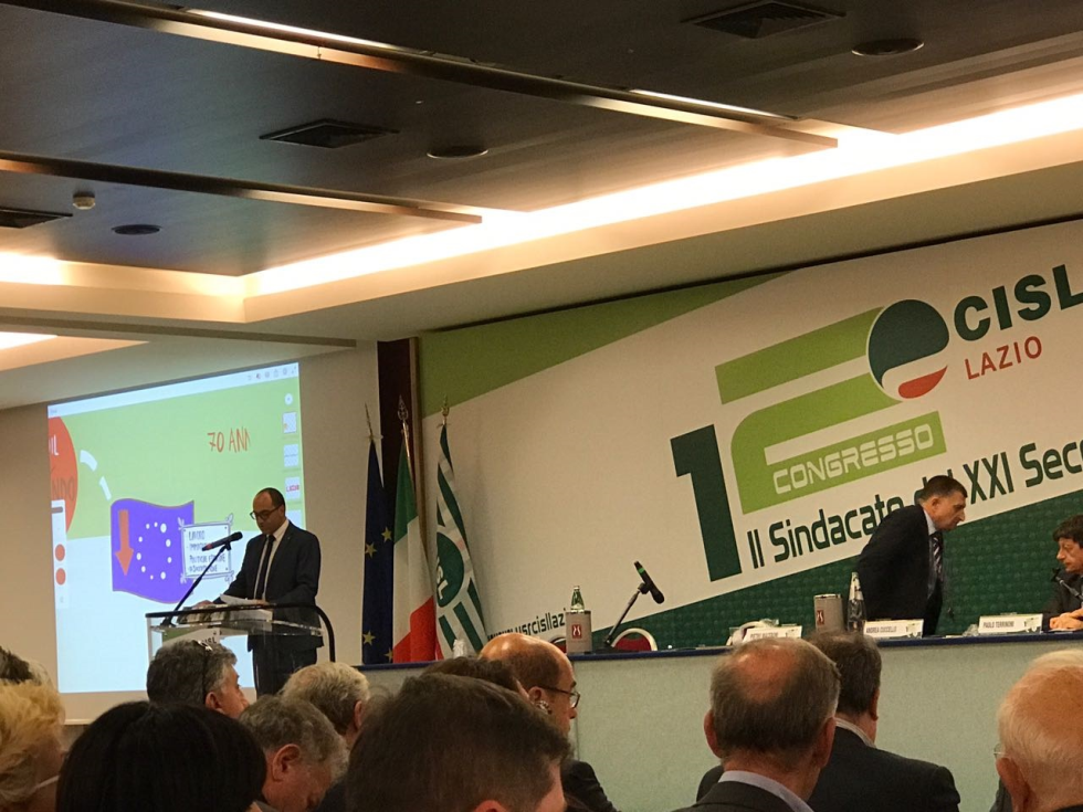 Congresso Cisl Lazio, 10 maggio 2017