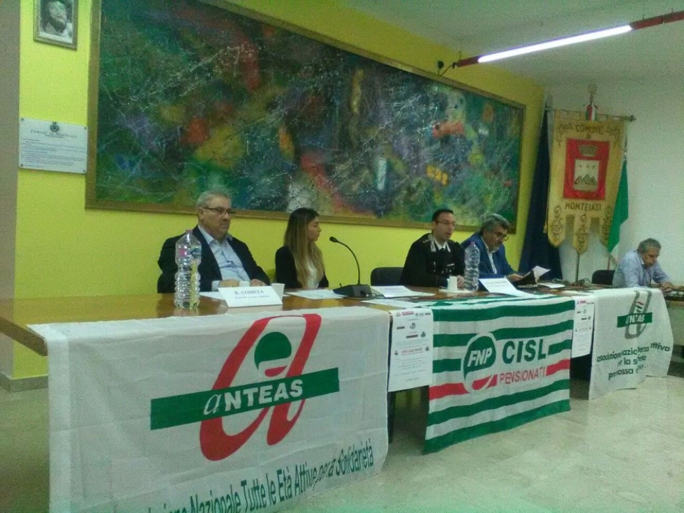 Anteas Monteiasi per la tutela degli anziani da truffe e raggiri